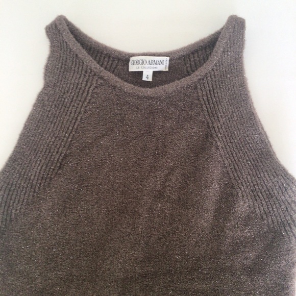 GIORGIO ARMANI SPARKLE SWEATER TWINSET CARDIGAN SIZE 4 - Picture 9 of 14